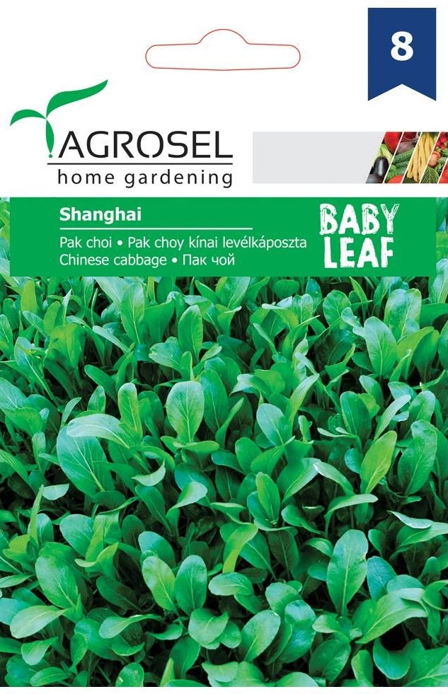 Seminte Pak choi Shanghai, baby leaf, 2.5 g, Agrosel