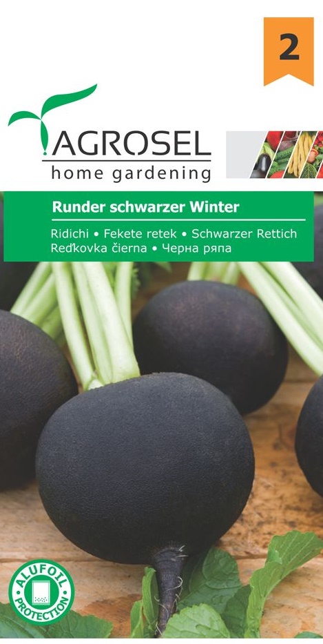 Seminte Ridichi Runder Schwarzer Winter, 4 g, Agrosel