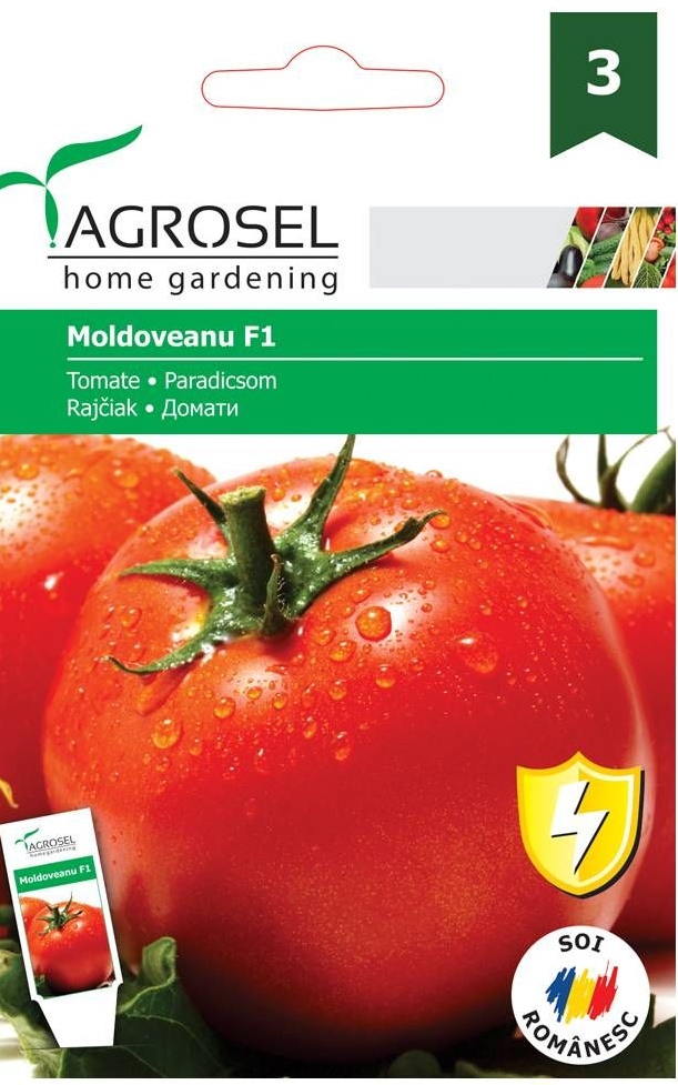 Seminte Tomate Moldoveanu F1, 10 seminte, Agrosel