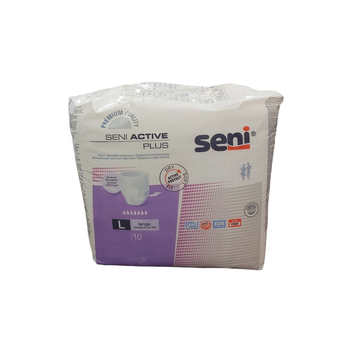 SENI ACTIVE PLUS SCUTECE CHILOT ADULTI LARGE 10BUC