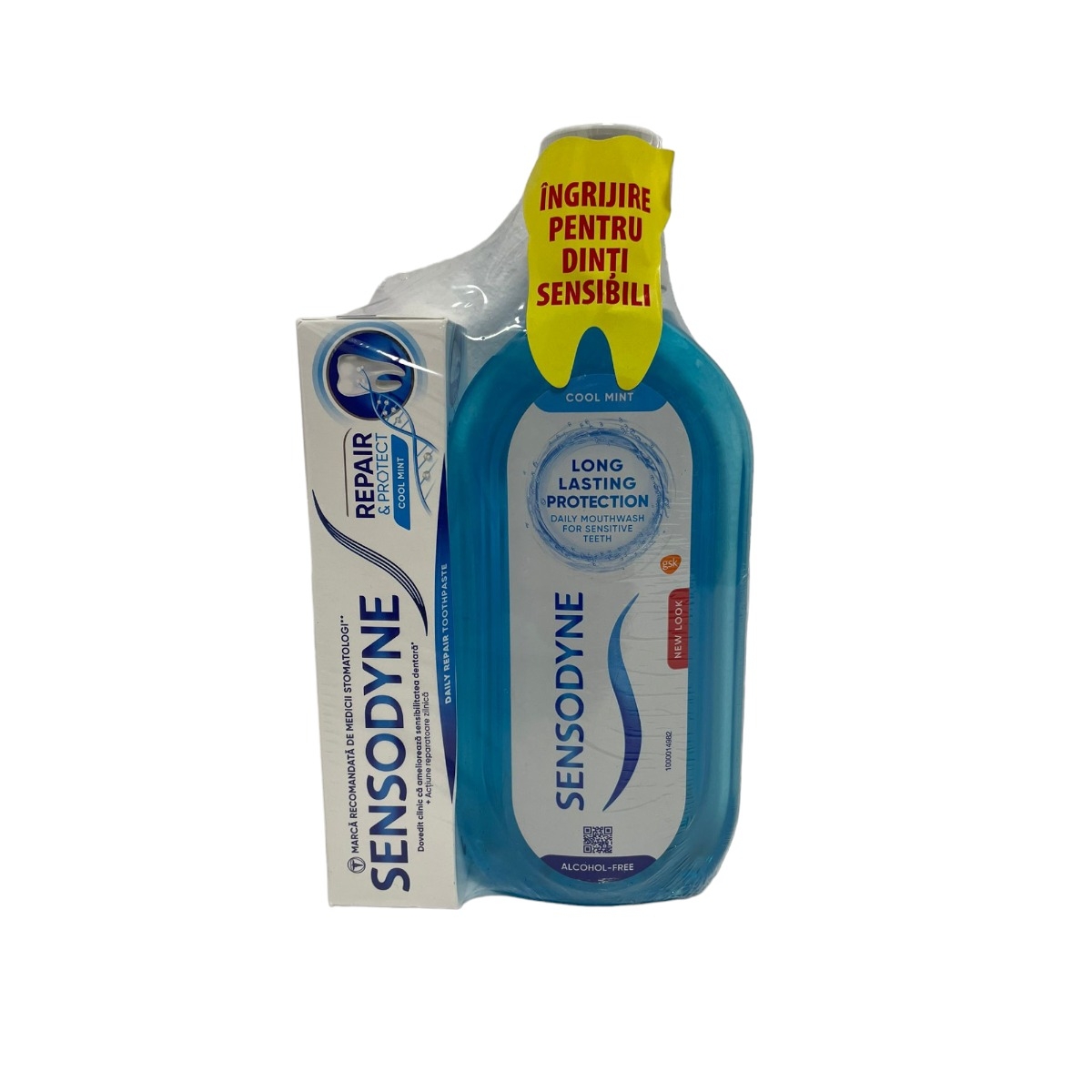 SENSODYNE PASTA DE DINTI 75ML COOL MINT+APA DE GURA COOL MINT 500ML