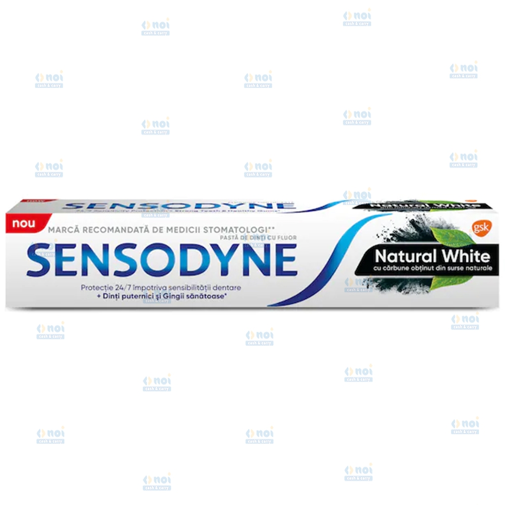 SENSODYNE PASTA DE DINTI 75ML NATURAL WHITE CARBUNE