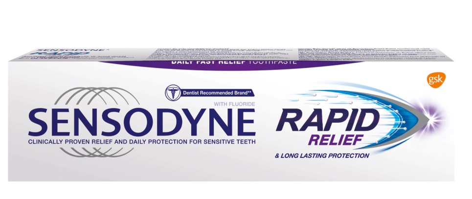 SENSODYNE PASTA DE DINTI 75ML RAPID RELIEF