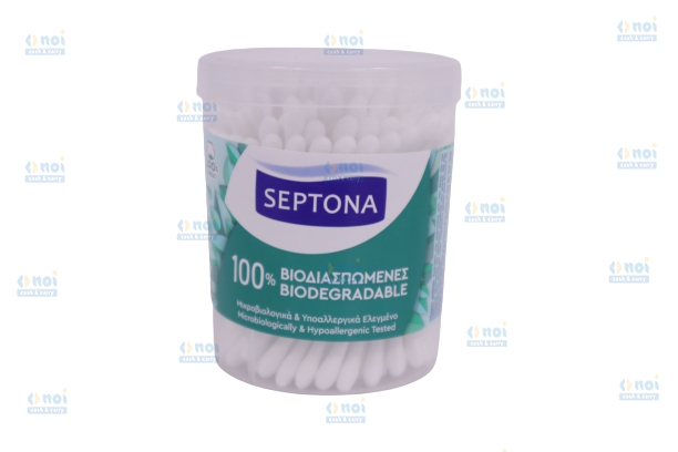 SEPTONA BETISOARE URECHI BIODEGRADABILE CUTIE 100BUC