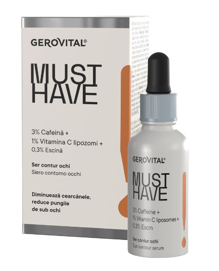 GEROVITAL MUST HAVE SER CONTUR OCHI 3%CAFEINA 30ML