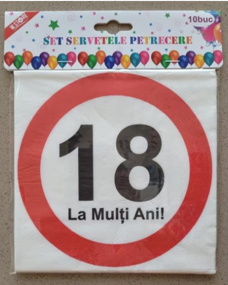 SET SERVETELE LA MULTI ANI 18 10BUC/SET 063563