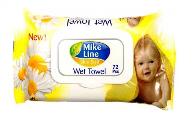 MIKE LINE SERVETELE UMEDE CAPAC CHAMOMILLE 72BUC