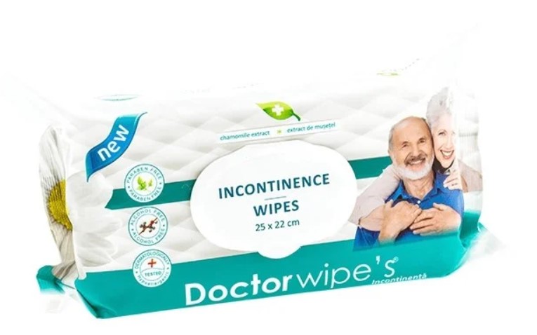 DOCTOR WIPE\'S SERVETELE UMEDE INCONTINENTA 72BUC