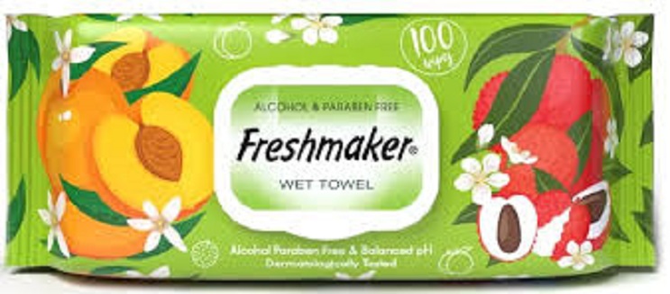 FRESHMAKER SERVETELE UMEDE FRUIT CAPAC 100BUC