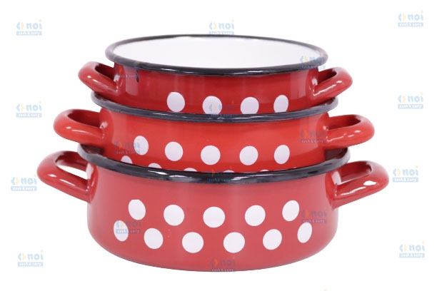 SET 3 CRATITE ROSII 16/18/20CM 913/02:ID1S/1