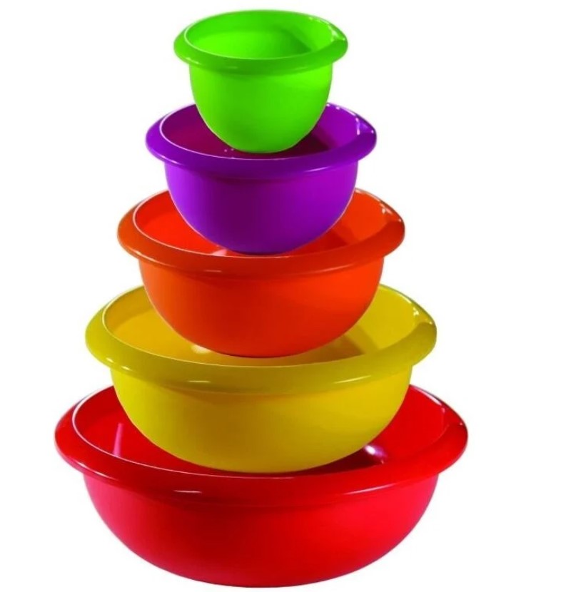 SET 5 BOLURI ROTUNDE 0.55/1.1/1.9/3/4.5L 8351-8355