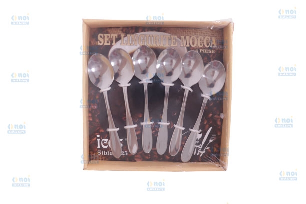 SET 6 LINGURITE MOCCA INOX OLIVIA S-112M