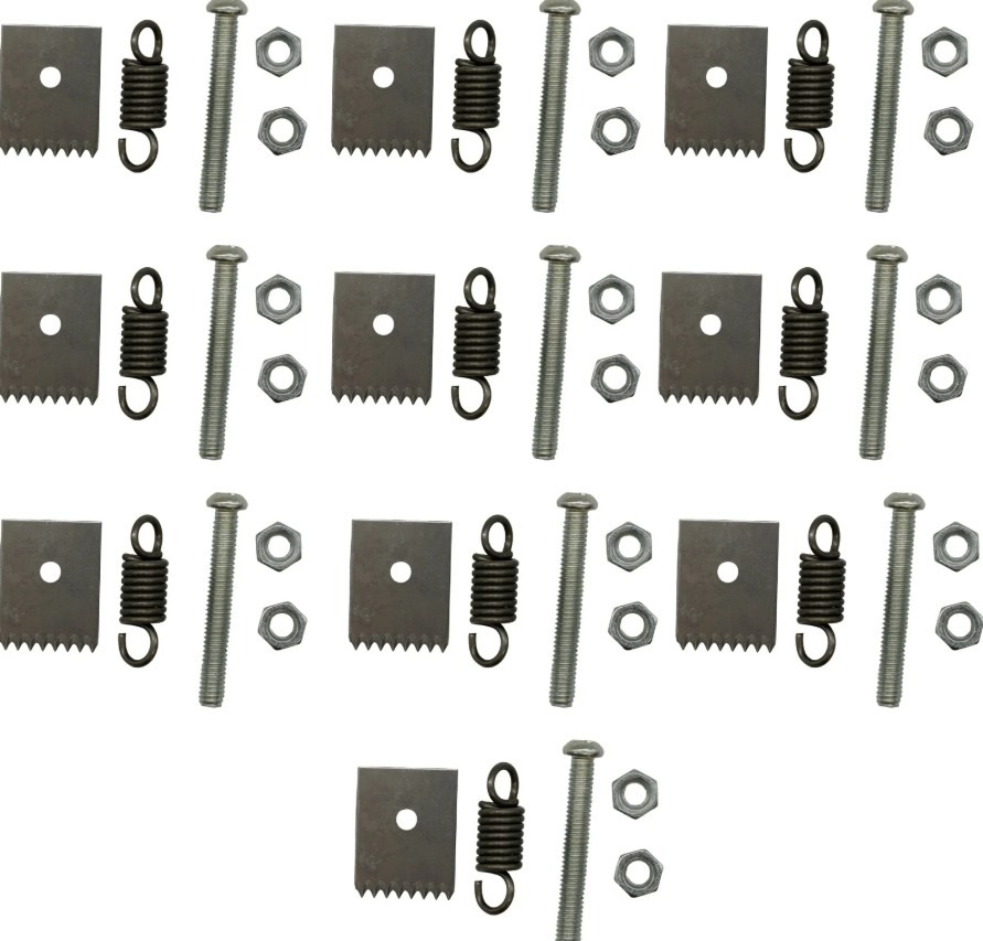 Set de piese de schimb pentru masina de legat: cutit, arc, surub, pachet 10 bucati, ROTOR