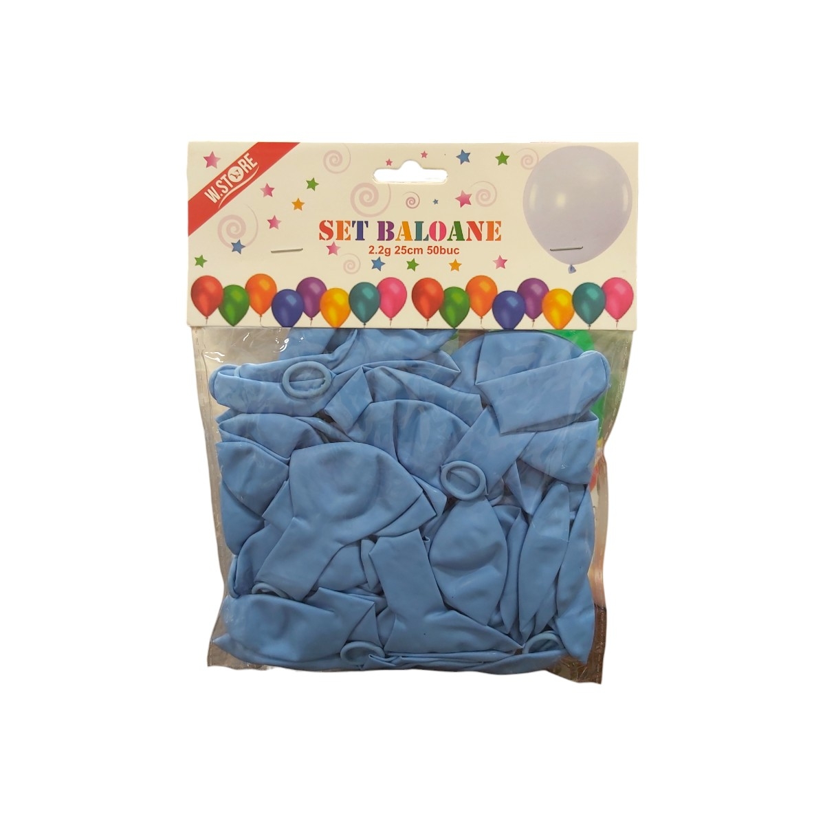 SET BALOANE 2.2G 25CM  50PCS 063814/079138/079137/063847/063827