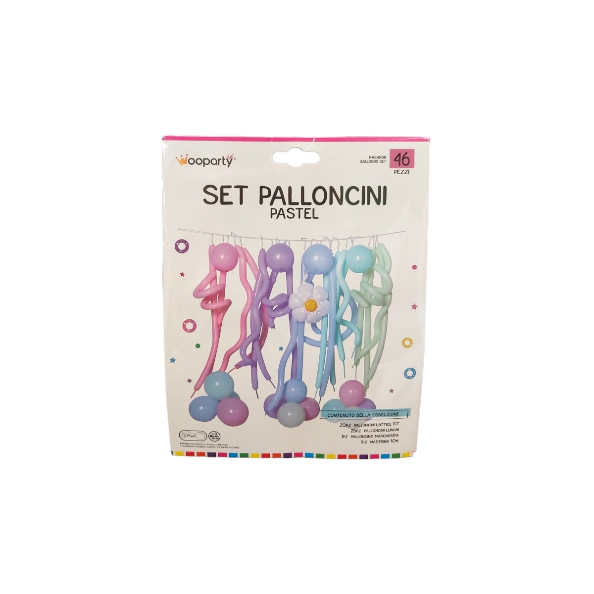 SET BALOANE LATEX ARANJAMENT FLORI 46PCS 7852416
