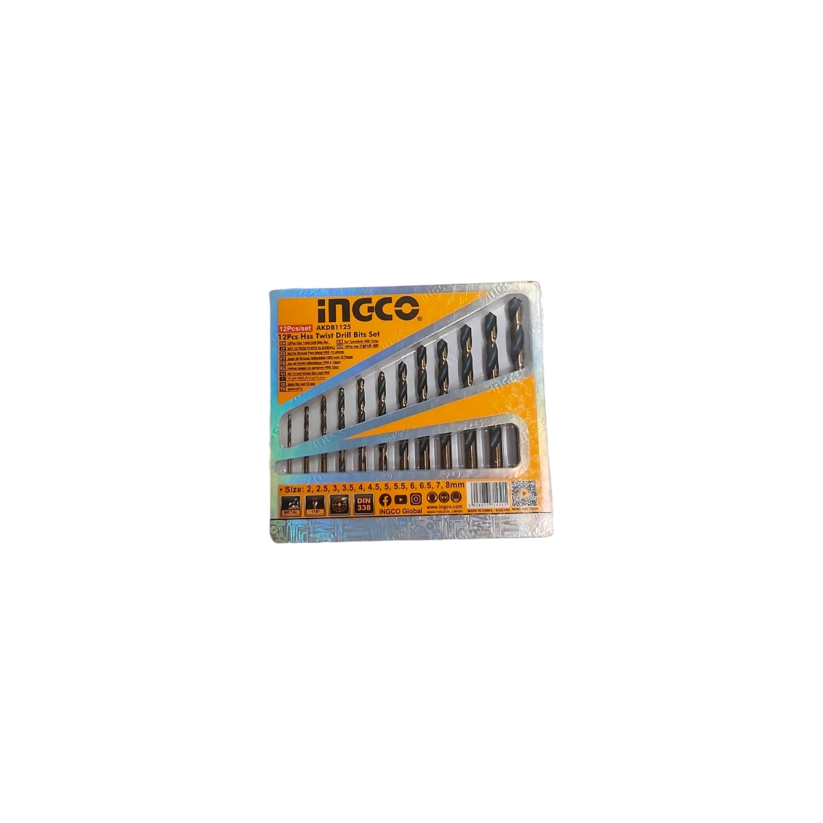 SET BURGHIE HSS METAL 12PCS AKDB1125