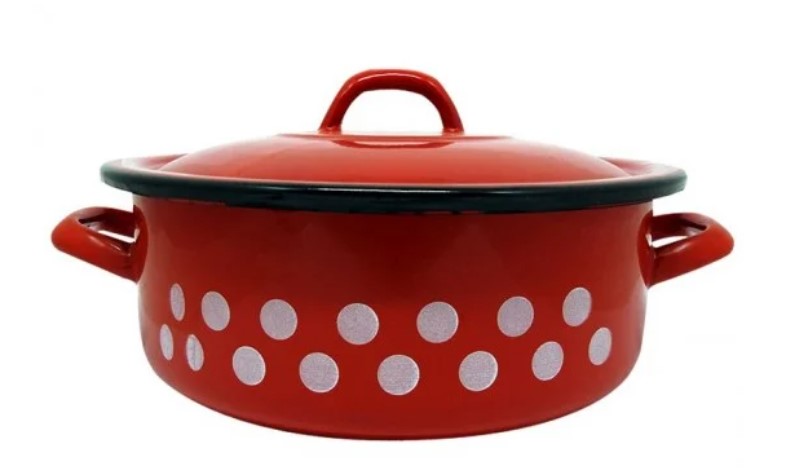 SET CRATITA TIP USOR+CAPAC 25 CM EM. ROSU 71339RO/25