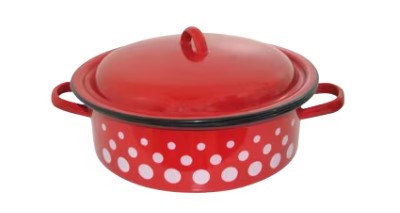 SET CRATITA TIP USOR+CAPAC 23 CM EM. ROSU 71339RO/23