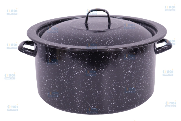 SET CRATITA CU GULER SI BD. INOX+CAPAC NEGRU PIC. 32 CM 73013339P/32