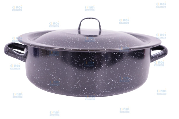 SET CRATITA TIP GREU+CAPAC 36 CM NEGRU PICATELE 7151539P/36