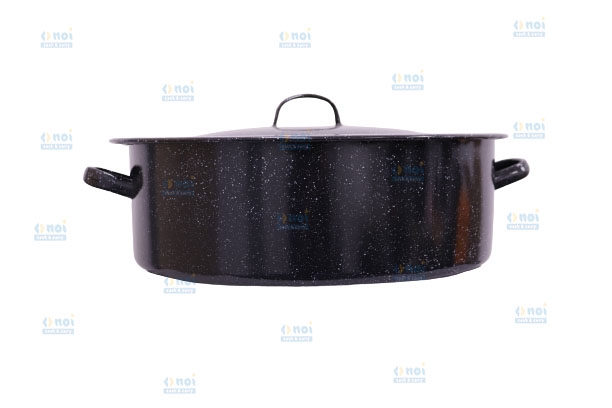 SET CRATITA TIP GREU+CAPAC 57 CM NEGRU PICATELE 7151539P/57