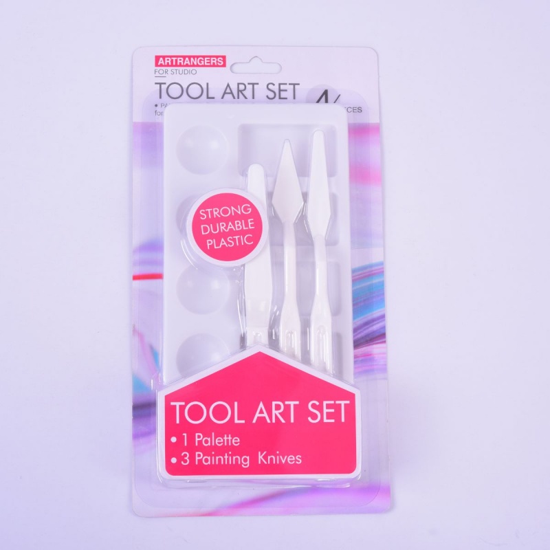 Set 3 cutite pictura Magi-Wap, cu paleta pictura, EPKP01B-1