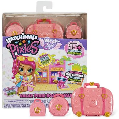 Set Hatchimals Pixies. Papusi pregatite de vacanta, Spin Master