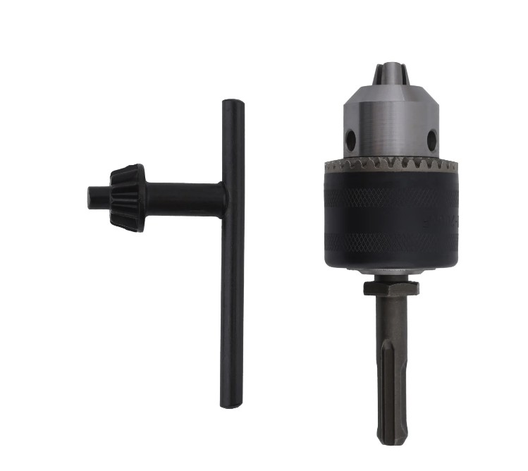 Set mandrina 13 mm cu cheie si adaptor SDS-Plus ROTOR
