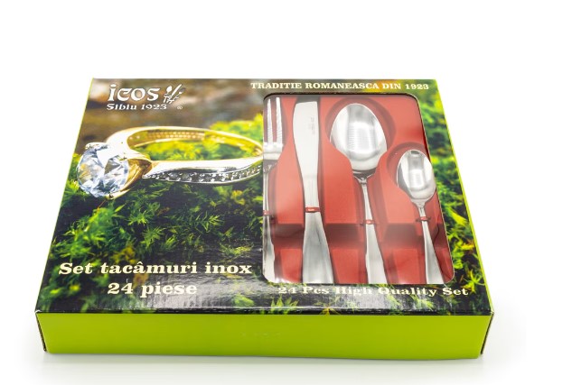SET TACAMURI INOX 24 PIESE OLIVIA S-112