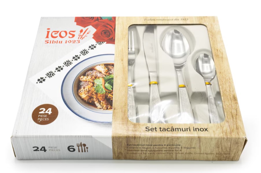 SET TACAMURI INOX 24 PIESE ANA S-105
