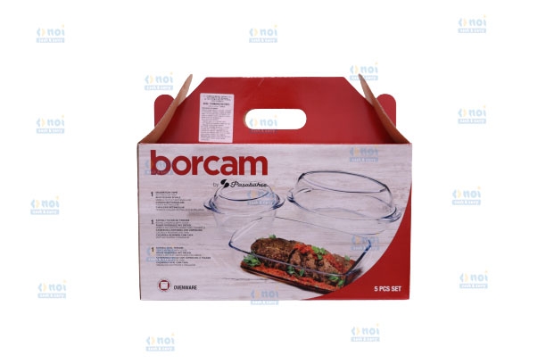 SET VASE CUPTOR 5 PCS 2.75 L + 2.25 L + 1.8 L + ( 1.45 L CU CAPAC ) 159053