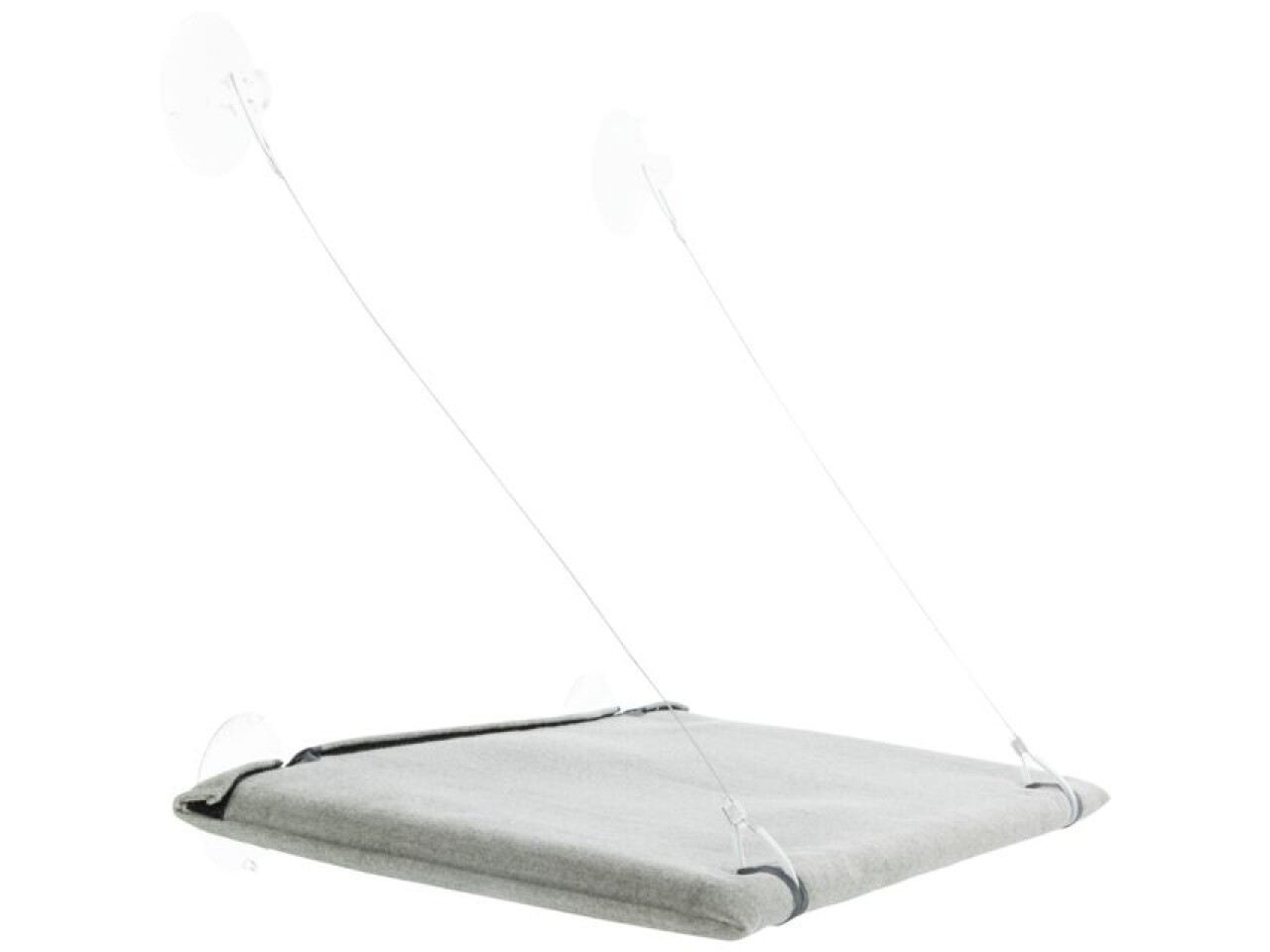 Trixie Sezlong Atasabil pe Fereastra, 50 x 30 cm, pana la 12 kg, Gri, 43209