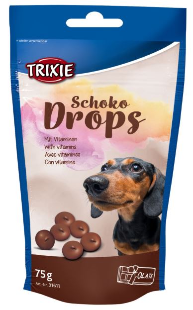 Recompense Pentru Caini, Drops Cu Ciocolata, 75 g, 31611