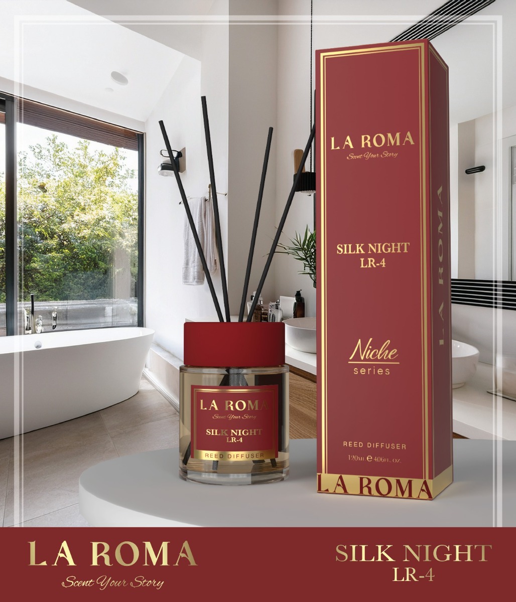 Odorizant de camera Silk Night LR - 4, 120 ml, La Roma Niche