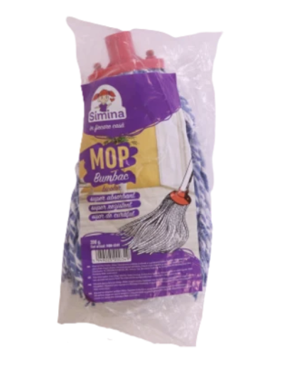 Mop bumbac bicolor, Simina