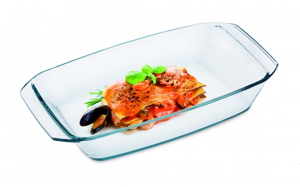 Caserola dreptunghiulara fara capac, capacitate 2.4 l