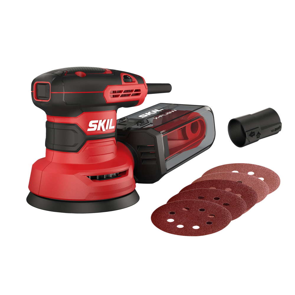 SKIL 7471 AA, Slefuitor cu excentric SR1E7471AA, 14000-26000 rpm, 300W, + accesorii
