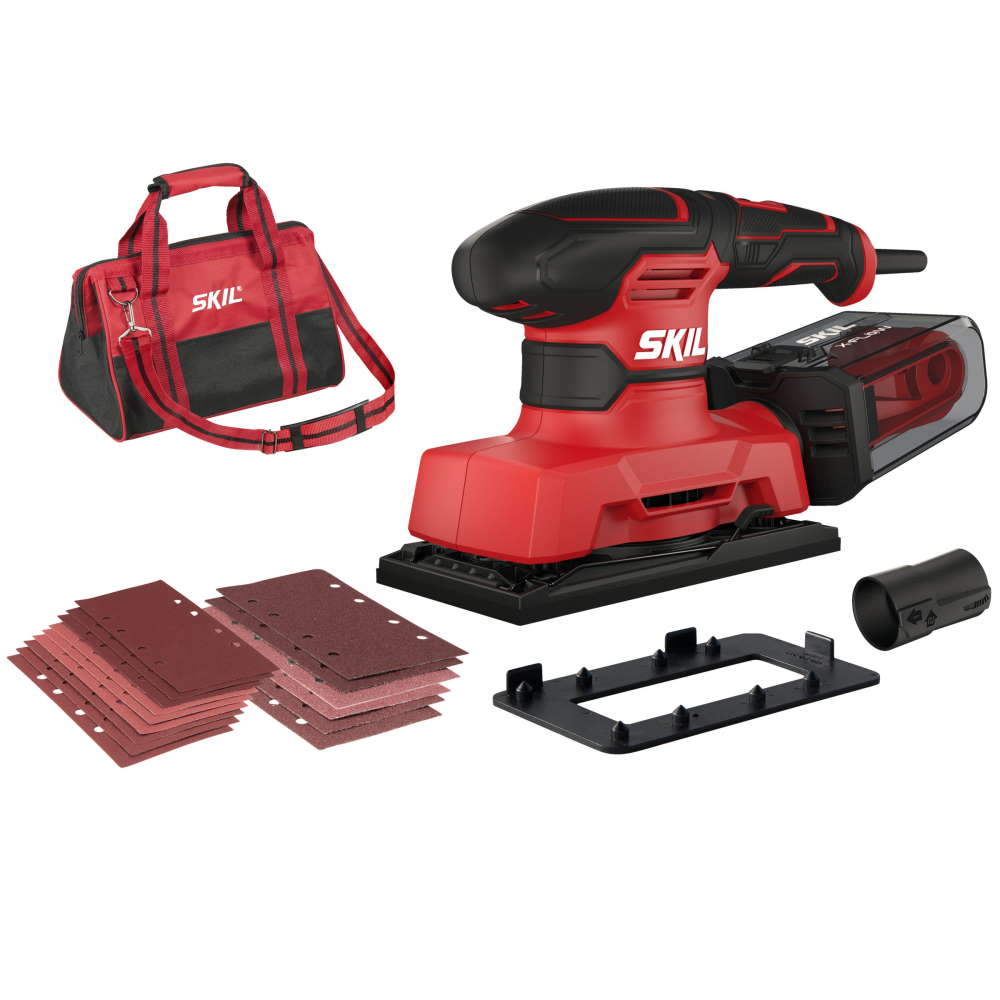 SKIL 7362 DA, Slefuitor cu vibratii SR1E7362DA, 14000-26000 rpm, 280W, + geanta si accesorii