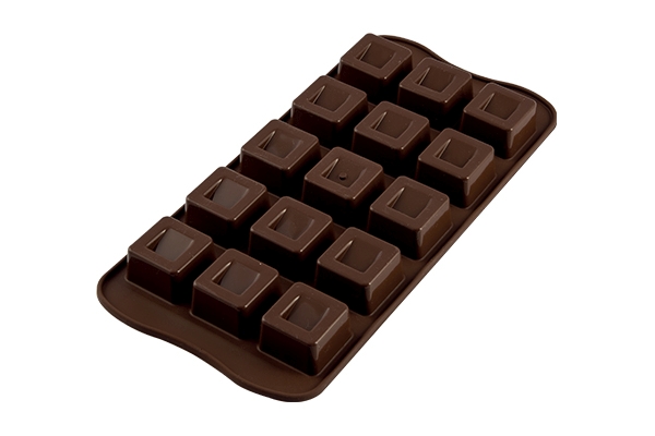 Forma silicon pentru 15 praline ciocolata, model Cubo, capacitate 10 ml, capacitate totala 150ml