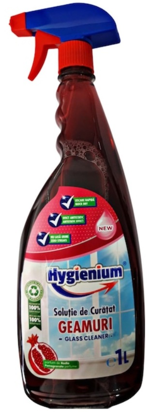 Solutie de curatat geamuri Rodie, 1 L, Hygienium