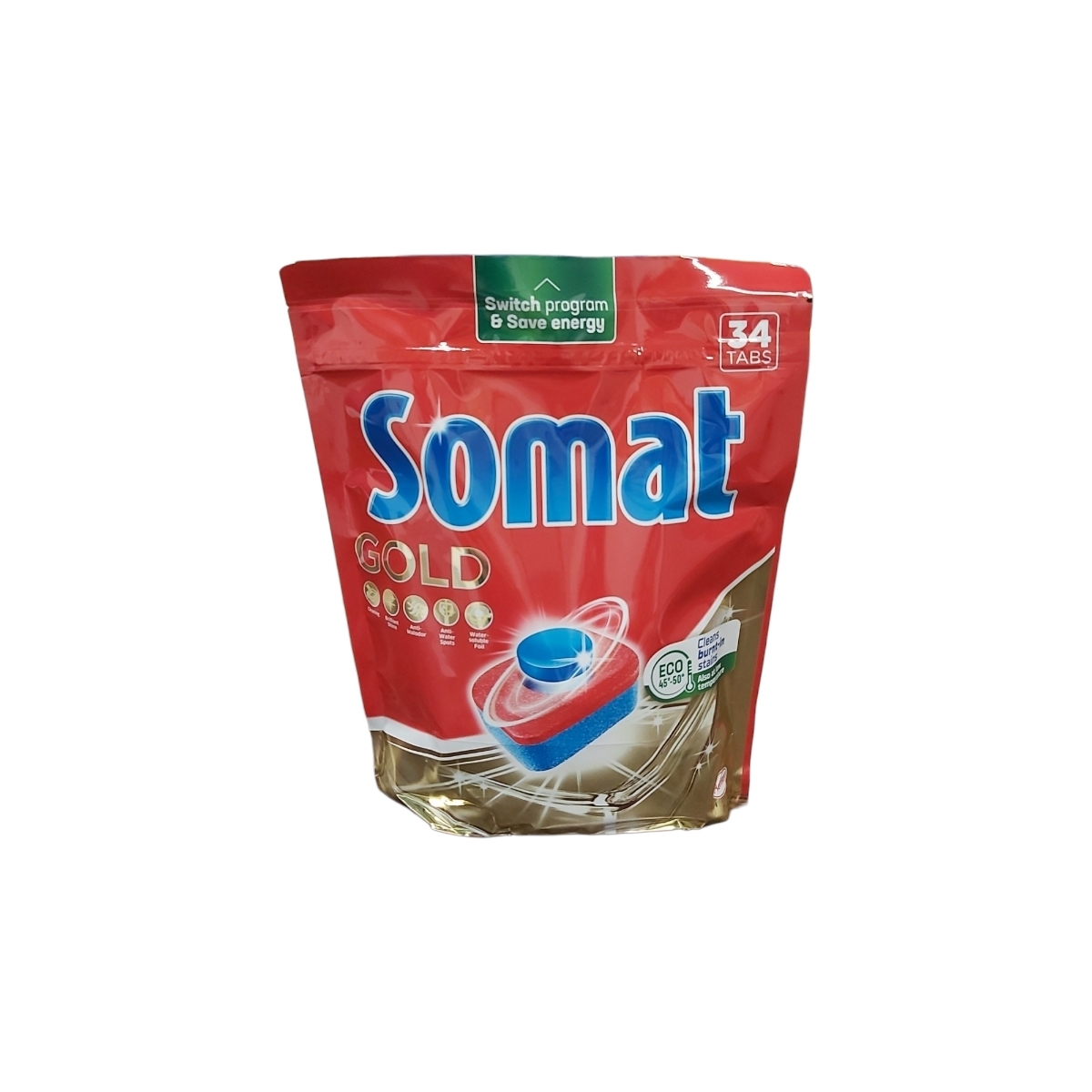 SOMAT DETERGENT VASE TABLETE GOLD 34BUC