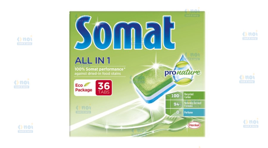 SOMAT DETERGENT VASE TABLETE PRO NATURE 36BUC