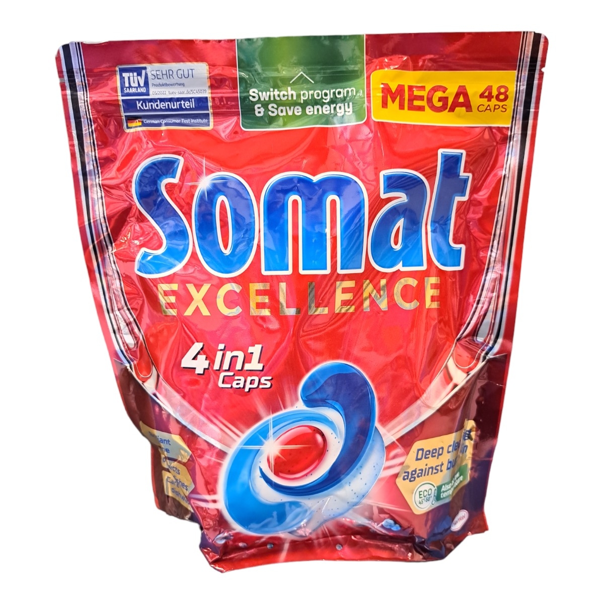 SOMAT EXCELLENCE 4IN1 DETERGENT VASE CAPSULE 48BUC