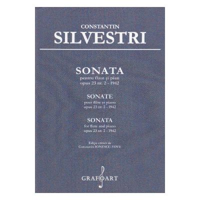 Sonata pentru flaut si pian - Constantin Silvestri