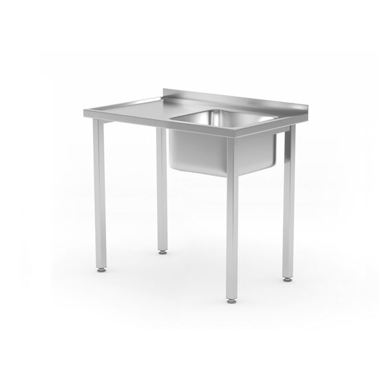 Spalator Budget Line amplasarea cuvei pe dreapta, dimensiuni 800 x 600 (H) 850 mm, fara polita, infiletat