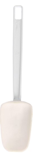 Spatula patiserie, Hendi, din plastic ABS cu lama din cauciuc sintetic, 75x117x(L)408