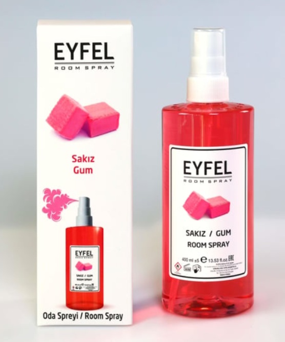 Spray de camera Bubble Gum, 400ml, Eyfel