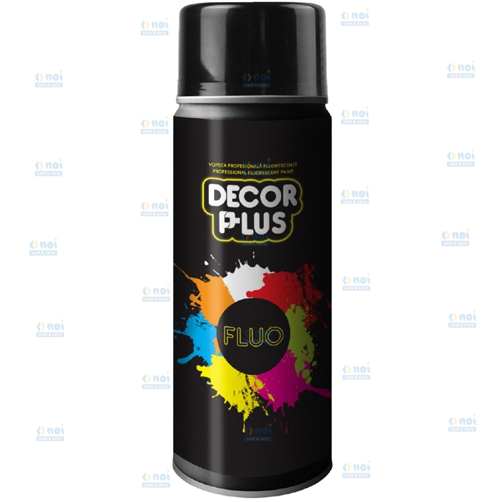 SPRAY DECOR FLUORESCENT ROSU 400ML