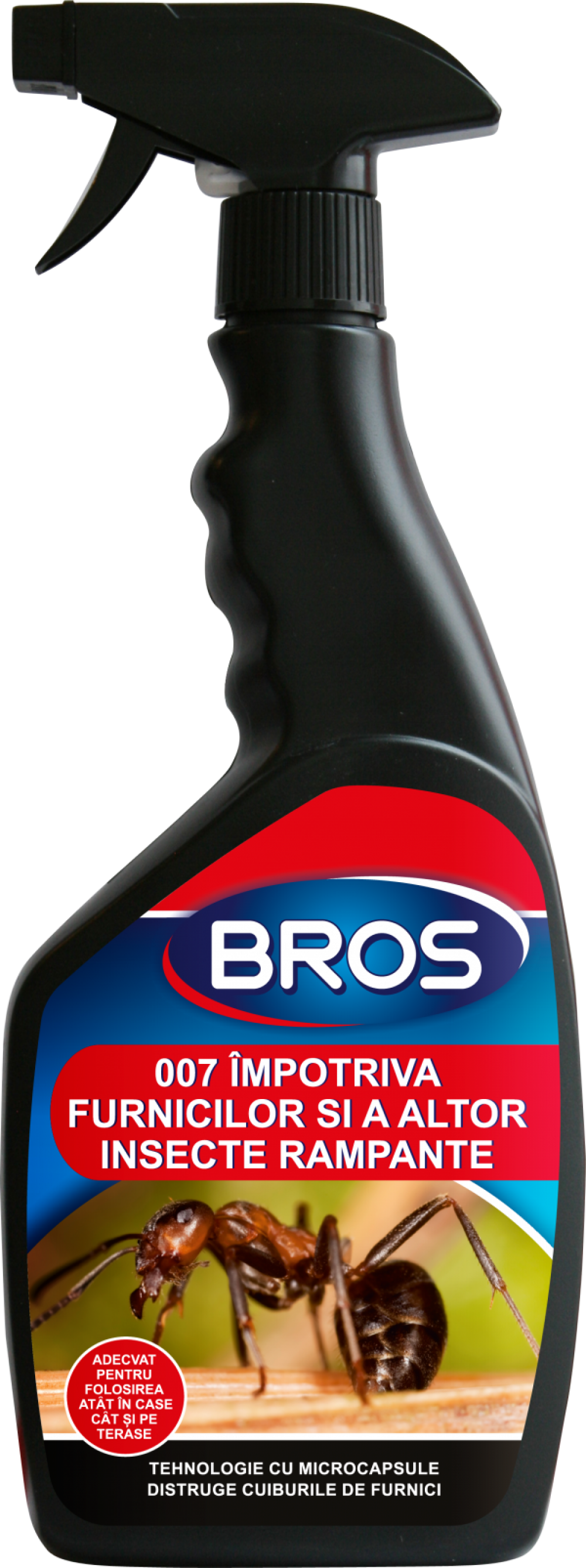 Spray cu microcapsule impotriva furnicilor si taratoarelor, 500 ml, Bros