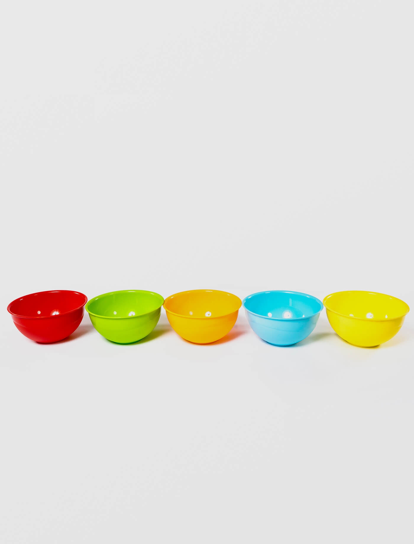 Bol plastic, rotund, capacitate 500 ml, rosu